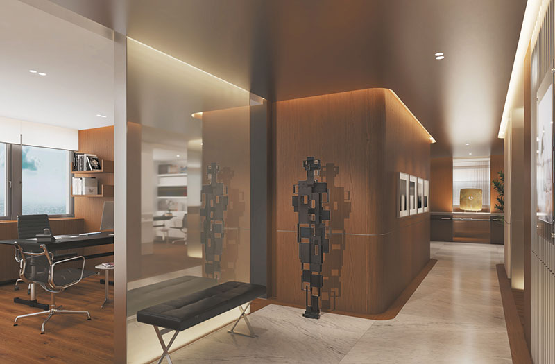 ENKA HEAD OFFICE BUILDING EXECUTIVE FLOOR / ISTANBUL